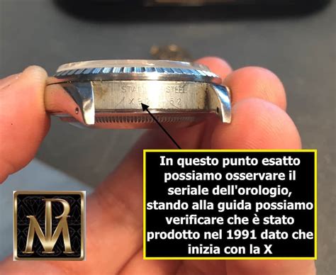 dove si trovano numeri su cassa rolex 116400|Numeri di serie Rolex .